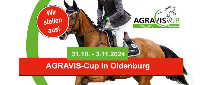 Wir stellen aus auf dem AGRAVIS CUP in Oldenburg